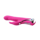 Wibrator króliczek Missile Rabbit-Pink - silikon hipoalergiczny, 10 programów wibracji, długość 23,5 cm, średnica 3,6 cm, wodood - 4