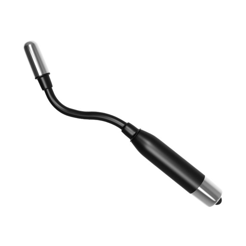 Wibrator łechtaczkowy MICPHONE z elastyczną szyjką i metalową końcówką - ok. 20 cm - 3
