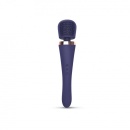 Stymulator różdżkowy BRUSH CRUSH MIDNIGHT INDIGO - teksturowana głowica, 20 trybów wibracji, 8 intensywności, długość 25,4 cm - 1