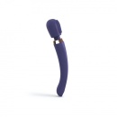 Stymulator różdżkowy BRUSH CRUSH MIDNIGHT INDIGO - teksturowana głowica, 20 trybów wibracji, 8 intensywności, długość 25,4 cm - 3