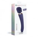 Stymulator różdżkowy BRUSH CRUSH MIDNIGHT INDIGO - teksturowana głowica, 20 trybów wibracji, 8 intensywności, długość 25,4 cm - 7