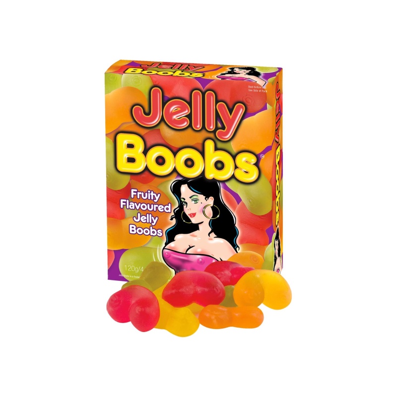 Żelki Jelly Boobs w kształcie biustu 15 x 10 x 4 cm - 1