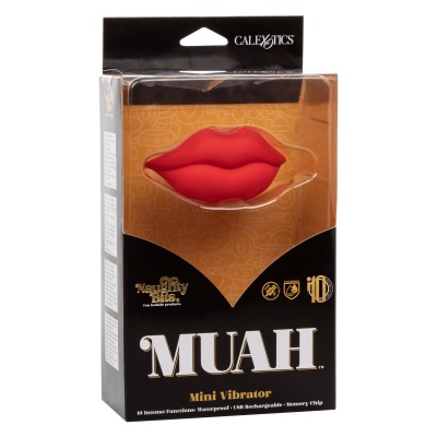 Wibrator Muah Mini w kształcie ust – 10 funkcji wibracji, 21 cm - 1 2