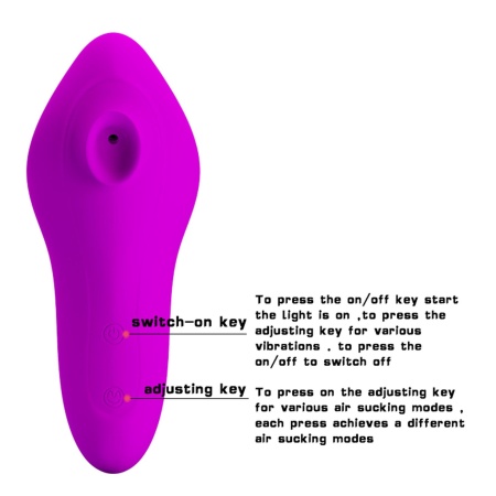 Stymulator łechtaczki Magic Fish – stymulacja ssąca, 12 funkcji, 10,5 cm - 7