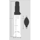 Pompka do penisa i masturbator Vibrating Multi Pump & Masturb — dwukierunkowa regulacja przepływu powietrza, cylinder 17,2 cm - 7