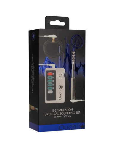 E-stim Urethral Sounding Set - Small - Silver