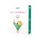 Żel do masażu rozgrzewający Exsens Let's Celebrate! zestaw 3 smaków 3 x 30 ml - 1