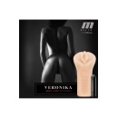 Masturbator M Elite Soft and Wet Veronika Beige - samosmarujący żebrowany kanał, długość 16,5 cm - 5