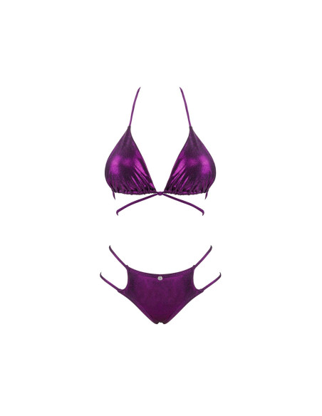 Strój kąpiel.-Balitta komplet 2-częściowy fioletowy   S