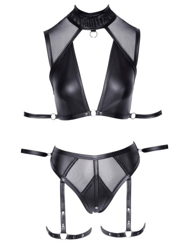 Top and Briefs black S