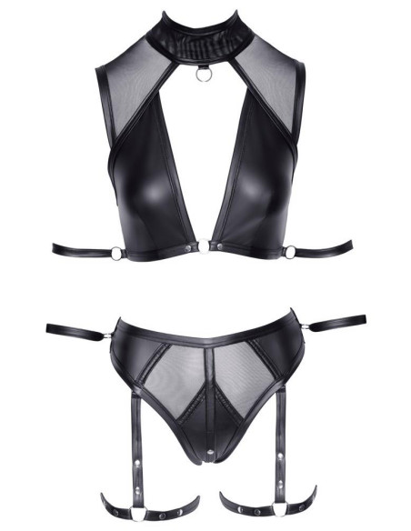 Top and Briefs black S