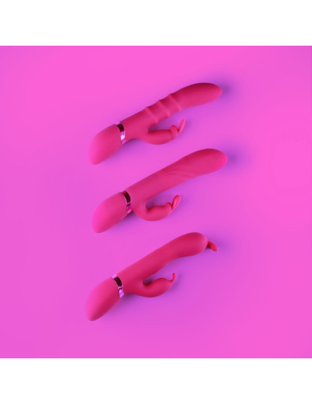 Stimulating Rings, Vibrating G-Spot Rabbit - Pink