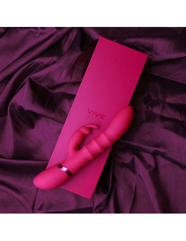 Stimulating Rings, Vibrating G-Spot Rabbit - Pink