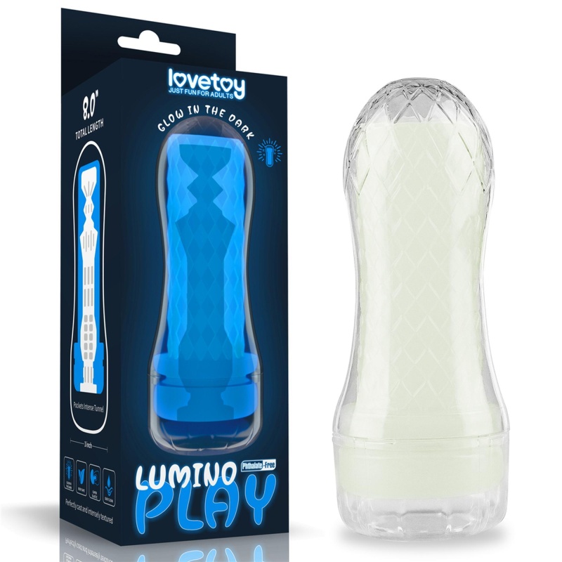 Masturbator kieszonkowy Lumino Play 20,3 cm ze świeceniem w ciemności - 1