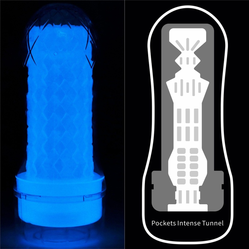 Masturbator kieszonkowy Lumino Play 20,3 cm ze świeceniem w ciemności - 2