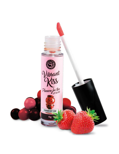 LIP GLOSS VIBRANT KISS STRAWBERRY GUM