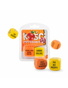Zabawka - Kości imprezowe- na 30 urodziny - różne kolory
