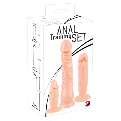Zestaw Dildo do Treningu Analnego ORION – 3 Stopniowane Rozmiary TPE, 11–22,7 cm i Średnicy 3,3–5,1 cm - 1