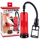 Pompka do penisa „Air Control” – manualny cylinder próżniowy z zaworem ciśnieniowym, 22 cm x Ø 6,5 cm - 5