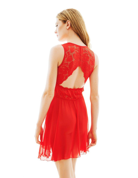 MARGARITHA RED CHEMISE S/M