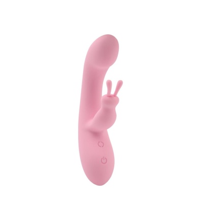 Jumping Rabbit Vibrator — wibrator króliczek z płynnego silikonu, 10 trybów wibracji, długość 19,5 cm, szerokość 3,6 cm, ładowan - 1 2