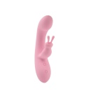 Jumping Rabbit Vibrator — wibrator króliczek z płynnego silikonu, 10 trybów wibracji, długość 19,5 cm, szerokość 3,6 cm, ładowan - 2