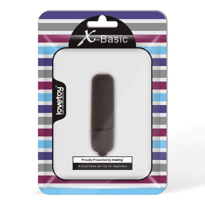 Mini-wibrator X-Basic Bullet 10 trybów 5,9 cm fioletowy - 1 2