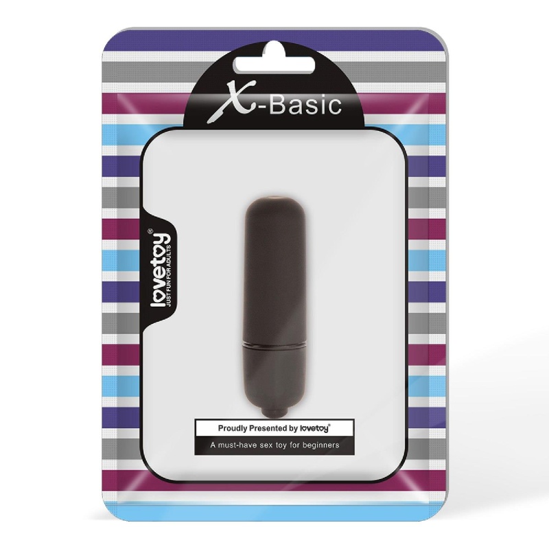 Mini-wibrator X-Basic Bullet 10 trybów 5,9 cm fioletowy - 2