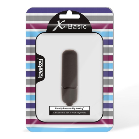 Mini-wibrator X-Basic Bullet 10 trybów 5,9 cm fioletowy - 2