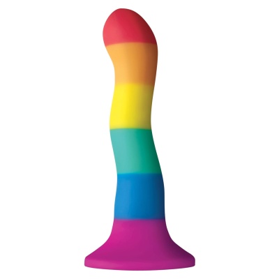 Pride Edition 6Inch Wave Dildo Multicolor - 1