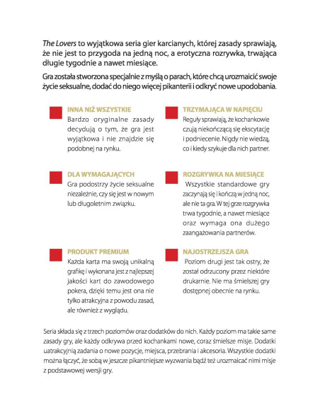 The Lovers - Ekskluzywna Gra Erotyczna (Level 1 - Romantic) PL