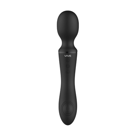 Wibrator różdżkowy Enora Black - dwustronny, 2 silniki - 5