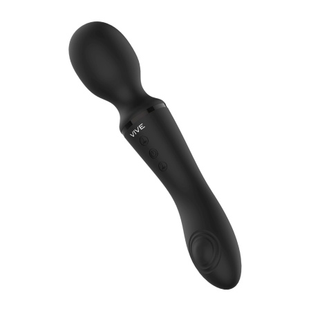 Wibrator różdżkowy Enora Black - dwustronny, 2 silniki - 6