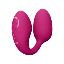 Podwójne wibrujące jajeczko Aika Pink z 2 silnikami F1 i falą pulsacyjną, 9,2 x 8,6 cm - 2
