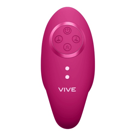 Podwójne wibrujące jajeczko Aika Pink z 2 silnikami F1 i falą pulsacyjną, 9,2 x 8,6 cm - 7