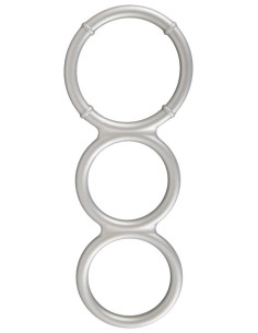 Metallic Silicone Triple Ring 2