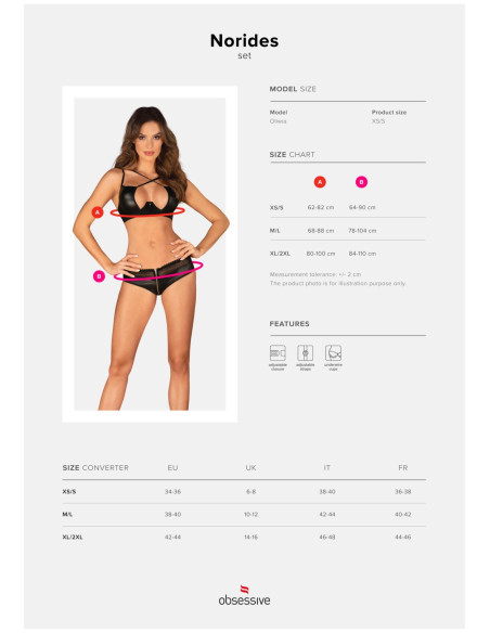 Norides komplet 2-częściowy   XS/S