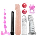 Zestaw erotyczny Fantasy Kit Vibration - wibrator 17 cm - 1