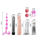 Zestaw erotyczny Fantasy Kit Vibration - wibrator 17 cm - 5