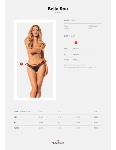 Bielizna-Bella Rou figi   XS/S