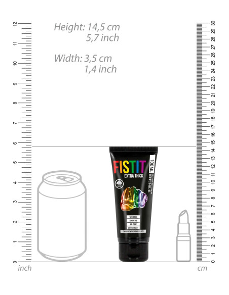Extra Thick Lubricant - Rainbow - 3.4 fl oz / 100 ml
