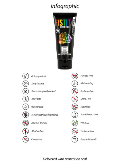 Extra Thick Lubricant - Rainbow - 3.4 fl oz / 100 ml