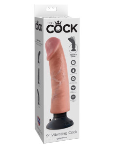 Vibrating Cock 9 Inch Light skin tone 2