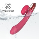 Wibrator Silicone Vibrator USB z 10 trybami wibracji i funkcją podgrzewania, 20,45 × 3,1 × 6,65 cm - 9