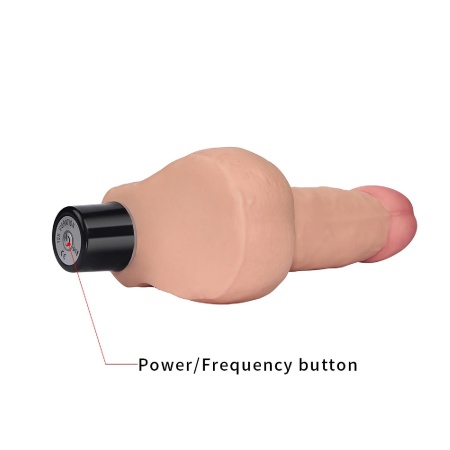 Wibrator Real Softee 8 17 cm Beżowy - 4