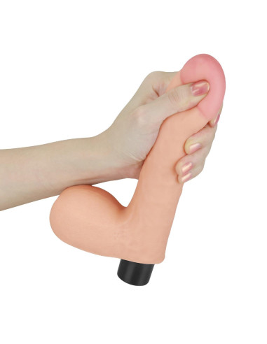 8"" REAL SOFTEE Vibrating Dildo