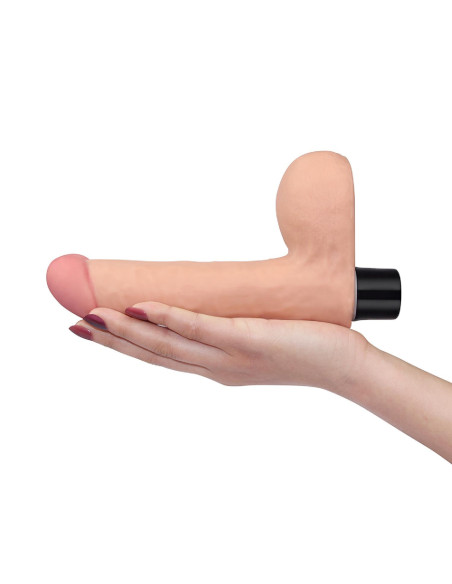 8"" REAL SOFTEE Vibrating Dildo