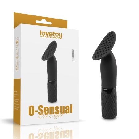 Wibrator do stymulacji łechtaczki O-Sensual Clit Jiggle 14 cm Czarny - 1
