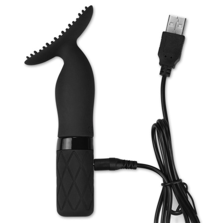 Wibrator do stymulacji łechtaczki O-Sensual Clit Jiggle 14 cm Czarny - 7