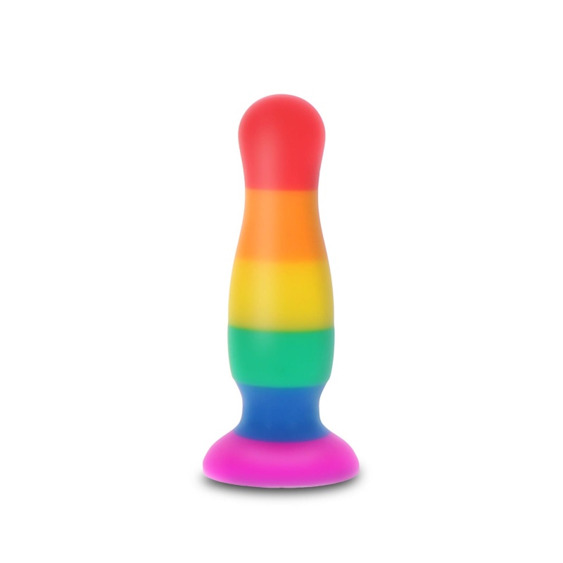 Korek analny Happy Stuffer Large silikonowy o długości 12,5 cm z szeroką podstawą - 1